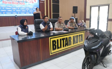 Polres Blitar Kota Amankan Tiga Tersangka Perampasan Modus Jebak Korban Lewat Aplikasi Kencan