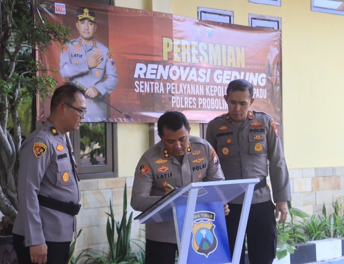 Polres Probolinggo Resmikan Gedung SPKT Baru Tingkatkan Kualitas Pelayanan Masyarakat